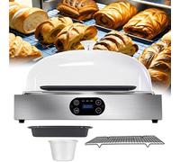 QUSYZD Máquina eléctrica para fermentar Masa, Kit automático de Herramientas para Hacer Pan de Masa Madre, Caja fermentadora de Pan de 40 L, fundidor de Chocolate - Acero,