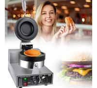 QUSYZD Máquina eléctrica para Hacer Hamburguesas, Antiadherente, para Uso doméstico y Comercial, máquina para Hacer Helados y gofres, 1200 W, Molde para Hacer Hamburguesas de 4 Pulgadas,220v