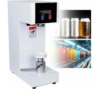 QUSYZD Máquina selladora de latas (5 Unidades/min), para té, refrescos, Cerveza, 5,5 cm/2,2 Pulgadas de diámetro, Altura Ajustable, Color Blanco.,White