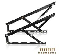 QUSYZD Mecanismo Elevador para Cama con Almacenamiento, 2 resortes elevadores para Cama, Kit de Montaje de herrajes de Soporte Resistentes, Varilla de Soporte neumática e hidráu,Black-80cm
