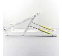 QUSYZD Mecanismo hidráulico Elevador de Cama, Varilla hidráulica de Gas para Soportes de Tatami, Elevador de Soporte de Cama, Varilla neumática para armazón de Cama, Resorte de,White-1200mm