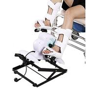 QUSYZD Mini Bicicleta estática eléctrica portátil con Pedales, Asiento Ajustable y Resistencia, para rehabilitación posoperatoria con Monitor LCD (Tallas S y M),Medium