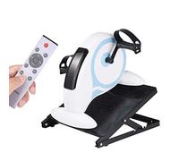 QUSYZD Mini ejercitador de Pedales eléctrico portátil, Entrenador de Brazos y piernas, Ideal para Fisioterapia, rehabilitación y Fitness para Personas Mayores.,D