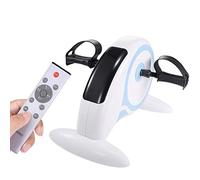 QUSYZD Mini ejercitador de Pedales eléctrico portátil, Entrenador de Brazos y piernas, Ideal para Fisioterapia, rehabilitación y Fitness para Personas Mayores.,A