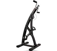 QUSYZD Mini máquina de rehabilitación de Pedales portátil con Monitor LCD para Interiores, Ideal para Personas Mayores, para la rehabilitación de Miembros Superiores e Inferiores.,
