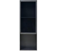 QUSYZD Nicho de baño de Acero Inoxidable, Estante Organizador Cuadrado Empotrado con Puerta, estantes de Almacenamiento Impermeables para champú, artículos de TOC,Gray-A