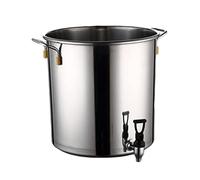 QUSYZD Olla de Acero Inoxidable - Olla Multifuncional con Tapa, con Grifo, Cubo para Sopa de Gran Capacidad, Cubo para té y Agua Caliente para Restaurante, 40 x 50 cm,40x50CM