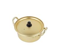 QUSYZD Olla para Sopa, Fideos Ramen, con Tapa, de aleación de Aluminio, para Leche, Huevo, Sopa, Utensilios de Cocina, Olla de Calentamiento rápido para Utensilios de Cocina del hogar,23cm