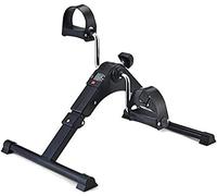 QUSYZD Pedaleador portátil para ejercitar piernas y Brazos, Plegable, con Monitor LCD, Ideal para Colocar Debajo del Escritorio o para Ejercicios de piernas y pies.,