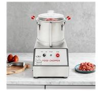 QUSYZD Picadora eléctrica de Alimentos, picadora de Carne, procesador de Alimentos Comercial, 1400 RPM, cortadora eléctrica de Alimentos de Acero Inoxidable, para verdura,10L