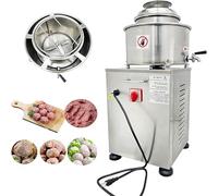 QUSYZD Picadora y trituradora de Carne eléctrica, procesador de Alimentos Comercial de 1500 W para albóndigas y puré, 2,5 kg por Uso,