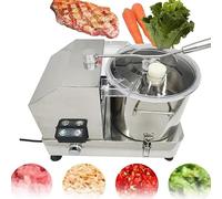 QUSYZD Procesador de Alimentos Comercial, Picador eléctrico de Carne y Verduras de Acero Inoxidable, Cortador multifunción para Frutas, nueces, Granos, Hielo, Picador de ca,
