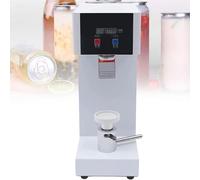QUSYZD Selladora de latas automática, eficiente máquina contadora de líquidos para Bares, cafeterías, restaurantes y Tiendas de Bebidas, Color Blanco.,White