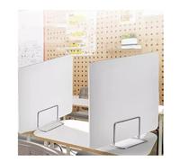 QUSYZD Separador de Escritorio de Espuma acústica, Panel de privacidad de PVC para Oficina, Aula, exámenes de Estudiantes, mamparas Reductoras de Ruido para mesas, gr,Gray-40X30CM