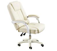 QUSYZD Sillón de Carreras para Juegos, Ordenador, Oficina, cómodo sillón de Jefe, diseño reclinable a 145°, apoyabrazos de una Sola Pieza, Simplicidad Moderna, soporta un Peso de 200 kg.,