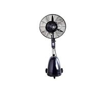 QUSYZD Ventilador de Pedestal con atomizador, Ventilador de pie oscilante Industrial para Exteriores con Altura Ajustable, humidificador de Niebla, 71 cm, 71 cm,71cm,71cm