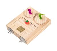 Qutalmi Juguete De Forrajeo para Periquitos | Juguete Masticable para Aves - Estimulación Mental, Masticación Segura, Portátil Y Natural para Pico Sano, Comportamiento De Anidación E
