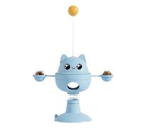 Qutalmi Juguete dispensador de Comida para Gatos, Juguetes de enriquecimiento para Gatos - Juguetes para Masticar comedero para Gatos,Juguetes multifunción para Gatitos con Ventosa, dispensador de