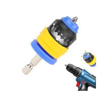 Qutalmi Portapuntas magnético para destornillador, tope de profundidad ajustable de 7 niveles para tornillos, adaptador de posicionamiento hexagonal, accesorio para herramientas eléctricas para taller