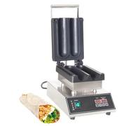 QUTBAG Máquina Comercial para Hacer Rollos de Huevos, máquina eléctrica para Hacer Rollos de Pollo con Control de Temperatura, máquina para Hacer Rollos de Salchicha, Cocina a la Parrilla Salchichas