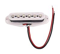 Qutsvosh 1 de guitarra clásica Alnico 5 de bobina única, media, poste plano, 50 mm