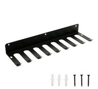 Qutsvosh 1 estante de almacenamiento para equipo de gimnasio, bandas de resistencia, colgador de pesas, estante de gimnasio resistente
