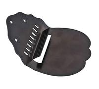 Qutsvosh 1 mandolina negra para cable de tracción, diseño de flores, puente de mandolina con tornillo de montaje