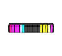 Qutsvosh 1 pieza RGB LED coche aromaterapia voz controlada música ritmo luz luz ABS