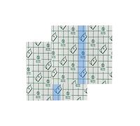 Qutsvosh 100 vendajes adhesivos transparentes a prueba de ducha, protectores de heridas para cirugía de rodilla de ducha, 4 pulgadas