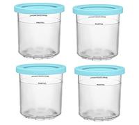 Qutsvosh de helado, recipientes de helado con tapas para Creami Pints NC301 NC300 NC299AMZ Series Ice Cream Maker