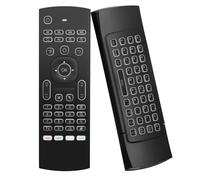 Qutsvosh MX3 Air Mouse Teclado inalámbrico retroiluminado Smart Remote Control 2.4G RF para Tx3 H96 Android TV Box