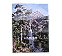 Qutsvosh Pintura al óLeo DIY por NúMeros, Kits de Pintura por NúMeros -Stone Landscape- Kit para Adultos NiñAs NiñOs Navidad 16X20 Pulgadas (Sin)