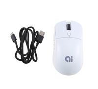 Qutsvosh Ratón inalámbrico de voz inteligente AI con reconocimiento de voz inteligente para oficina, silencioso, recargable, color