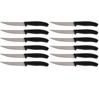 Quttin 189697 Set 6Pzs Cuchillos Bistec Sierra 11Cm Basic (Paquete de 2)