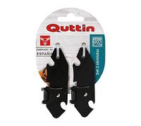 Quttin 46968 Set 2 Abrelatas Pavonados, 8 cm, Metal