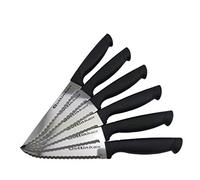 Quttin Black Set 6 Cuchillos Chuleteros 11cm.