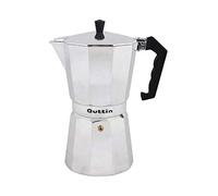 Cafetera Italiana Quttin Aluminio Acero Inoxidable - 12 Tazas