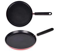 Quttin - Crepera Antiadherente de inducción Infinity con Mango. Para todo tipo de cocinas. Aluminio Forjado Doble Capa. Resistente Duradera Tortilla de patatas. Rojo Crepera 26 cm
