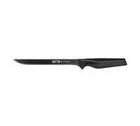 Quttin | Cuchillo Jamonero Black Edition 16 cm Calidad Profesional para Cortes Perfectos de Jamón - Cuchillo Jamonero Diseño Ergonómico y Duradero Acero Inoxidable