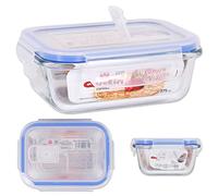 Quttin Fiambrera Rectangular con Tapa Hermética, 14.5 x 11 cm, Multicolor, Talla Unica (52520)