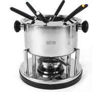Quttin - Fondue Multiusos 2L para 6 Personas - Versátil y Decorativa - Diseño Elegante y Fácil de Limpiar