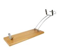 Quttin | Jamonero Plegable Profesional con Base de Madera y Soporte Metálico - Jamonero Abatible con Sistema de Sujección Estable, Ideal para Jamón Serrano o Ibérico
