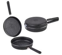 Quttin | Sartén Tortillera 24 cm con Revestimiento Antiadherente Mármol | Sartén para Tortilla Apta para Inducción, Gas, Eléctrica y Vitrocerámica