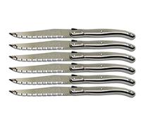 Quttin Set 6 Cuchillos Chuleteros 11 cm. Mango INOX Modelo Frances