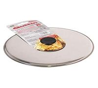 Quttin | Tapa Gira Tortillas 27 cm de Acero Inoxidable Resistente y Fácil de Limpiar con Pomo Anti-quemaduras - Tapa Gira Tortillas Diseño Resistente y Duradero