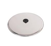 Quttin | Tapa Gira Tortillas 31 cm de Acero Inoxidable Resistente y Fácil de Limpiar con Pomo Anti-quemaduras - Tapa Gira Tortillas Diseño Resistente y Duradero