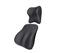 Qutyningd Coche Reposacabezas y Soporte Lumbar para Pagani Zonda Revolución 2015-2016, Diseño Ergonómico Espuma Viscoelástica Comodidad Firmeza