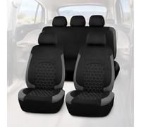 Qutyningd Fundas universales para Asientos de Coche Porsche 911 GT2 RS 2015-2026, Protectores de tapicería de Espuma de poliéster Transpirables e Impermeables para SUV y Coches,Grey