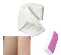 QUUPY 20X7CM 100 Hojas/Pack Desechable Herramienta de Depilación Profesional de Depilación Depilatoria Papel No Tejido Depiladora Mujeres Cera Tira de Papel de Afeitar Cera Piernas Lisas