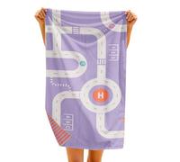 Quut Beach Playtowel Road Lavender (M)